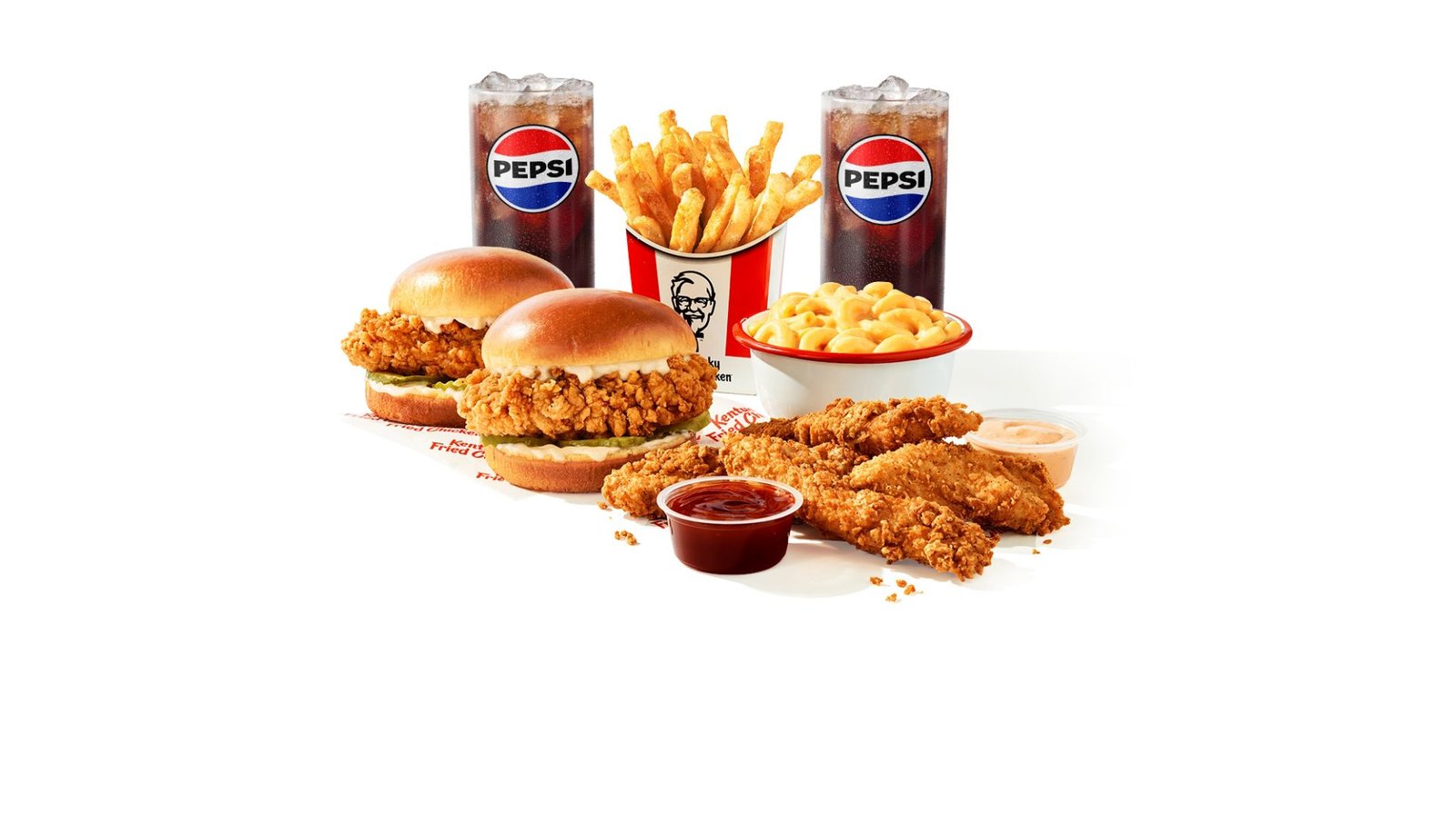 Meals for Two 2 Sandwiches + 4 pc. Tenders Combo