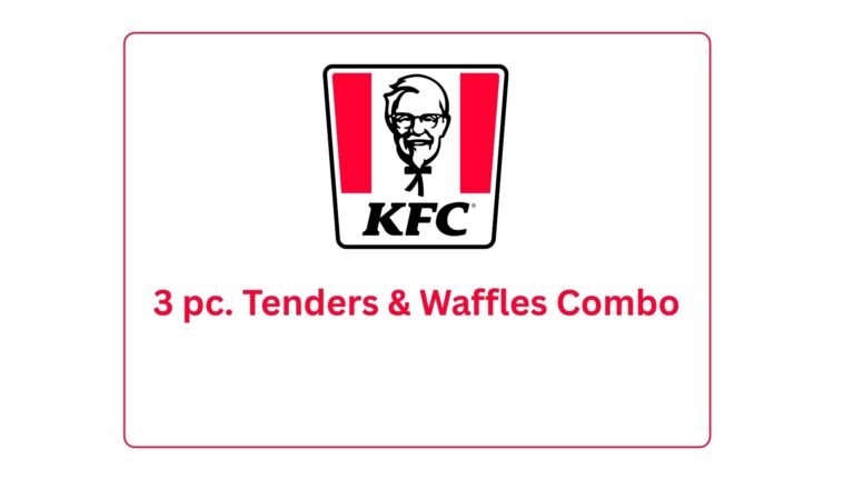 3 pc. Tenders & Waffles Combo